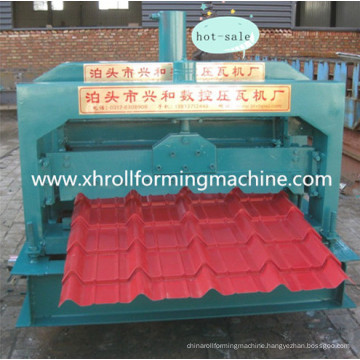 Glazed Steel Profile Roof Sheet Cold Roll Forming Machine